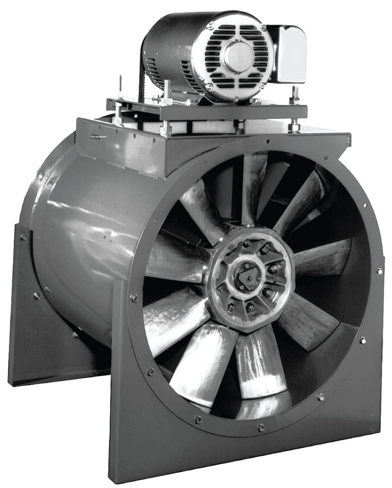 Adjustable Pitch Vane Axial Belt Drive Fan