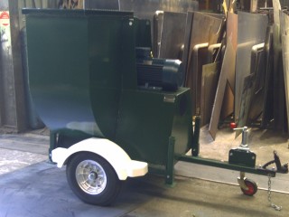 MA Series on trailer - grain bunkers