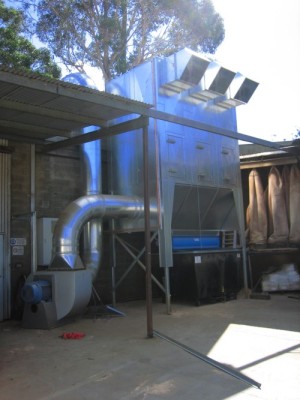 Dust control extraction