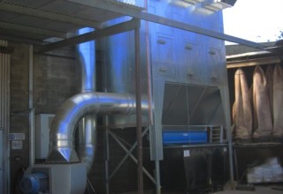 Dust control extraction