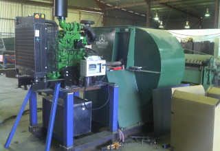 Diesel Motor Coupled to Grainair Fan