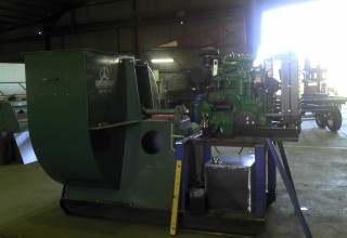 Diesel Motor Coupled to Grainair Fan